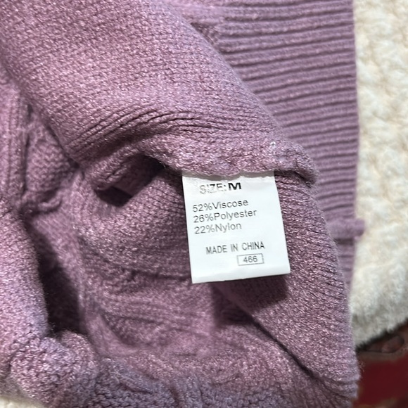 Cable knitting vest size M - Picture 4 of 4